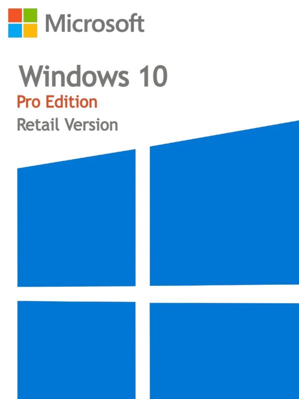 Microsoft Win10 Pro Edition Product Key Retail Version