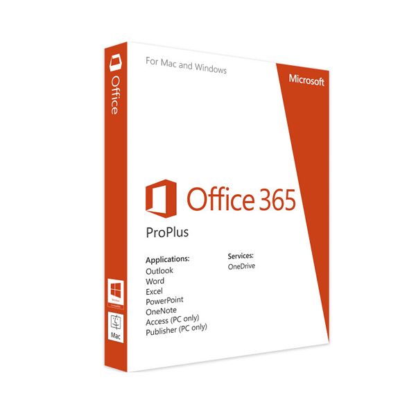 Microsoft Office 365 Pro Plus Edition (PC MacOS) - 1yr